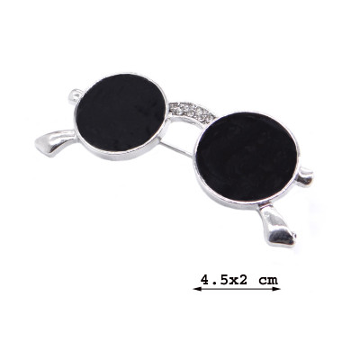 Брошь №11 серебро большая 