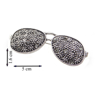 Брошь №41 silver большая