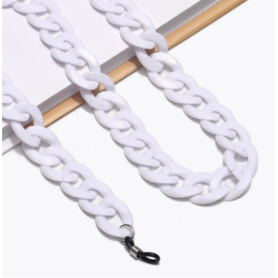 бижутерия-цепочка для очков белая - 1  ( 1 шт в наличии ) 