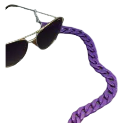  бижутерия-цепочка для очков фиолетовая - 2 ( 1 шт в наличии ) 