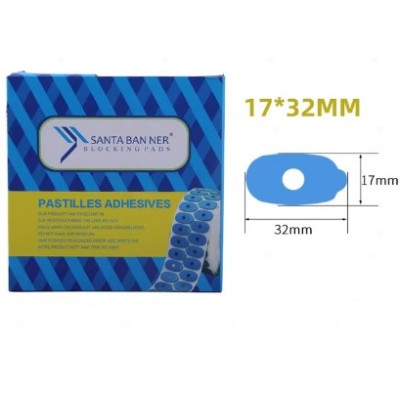 Липкий сегмент 17*32 мм 1000 шт. (SANTA BAN NER)