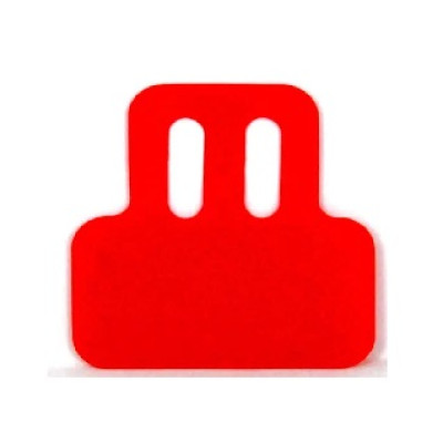 Ценники №3 в упаковке красный