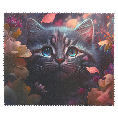 Салфетка для очков из микрофибры 3D N-694