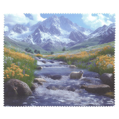 Салфетка для очков из микрофибры 3D N-847