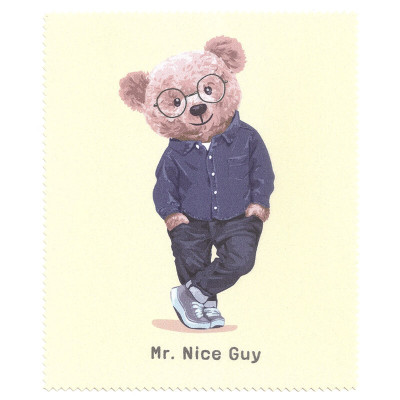 Салфетка для очков из микрофибры 3D N-860