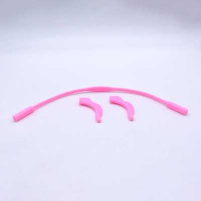 Стопперы силиконовые 1 пара с резинкой розовые